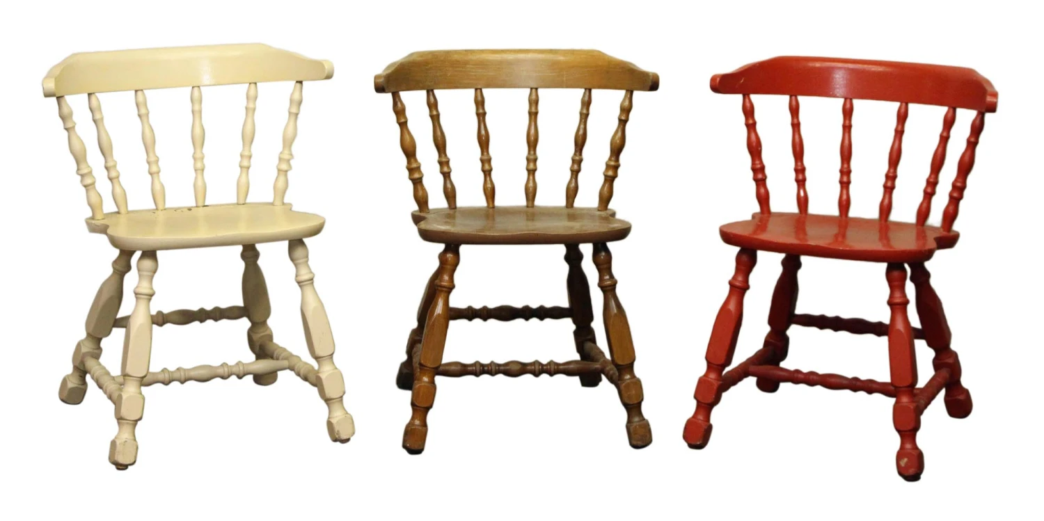 Antique Wooden Captains Chair 3 Antique Wooden Captains Chair