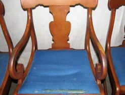 Set Of 3 Classic Maple Dining Chairs 13 Set Of 3 Classic Maple Dining Chairs -OGT Sale Store kitchen dining for sale l211780