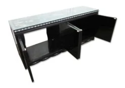 Vintage 71 In. Glass Top Asian Sideboard Cabinet 18 Vintage 71 In. Glass Top Asian Sideboard Cabinet -OGT Sale Store kitchen dining for sale m218972