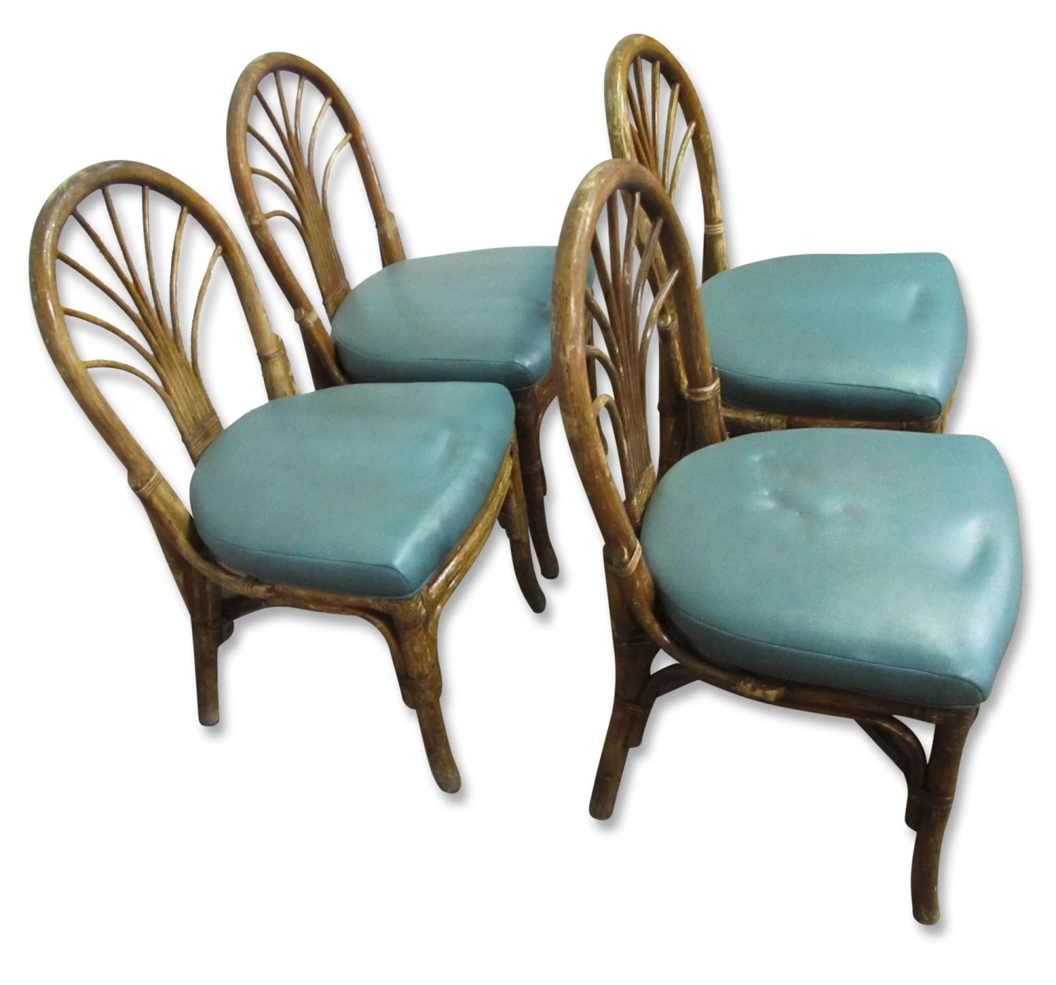Bamboo Bentwood Chair Set 4 Bamboo Bentwood Chair Set - Image 2