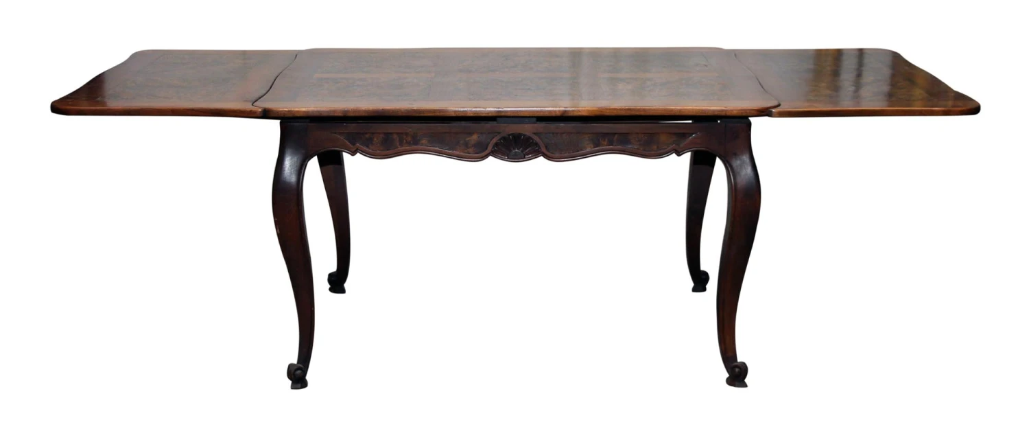 Queen Anne Table With End Extensions 4 Queen Anne Table With End Extensions - Image 2