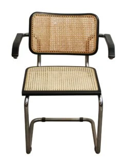Set Of Four Knoll Mid Century Cane Chairs 10 Set Of Four Knoll Mid Century Cane Chairs -OGT Sale Store kitchen dining n239440