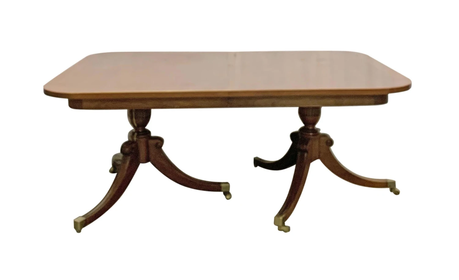 Duncan Phyfe Style 5 Foot Dining Room Table 4 Duncan Phyfe Style 5 Foot Dining Room Table - Image 2