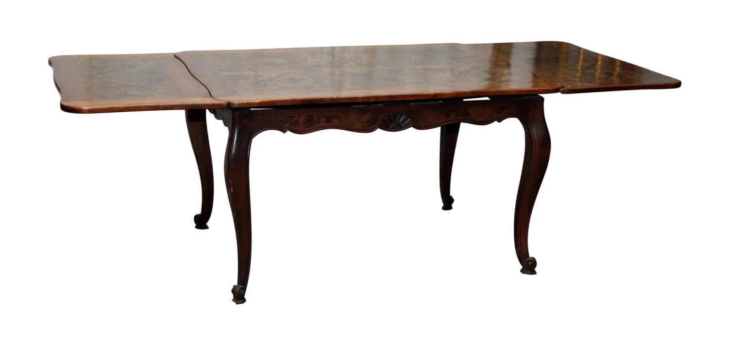 Queen Anne Table With End Extensions 3 Queen Anne Table With End Extensions