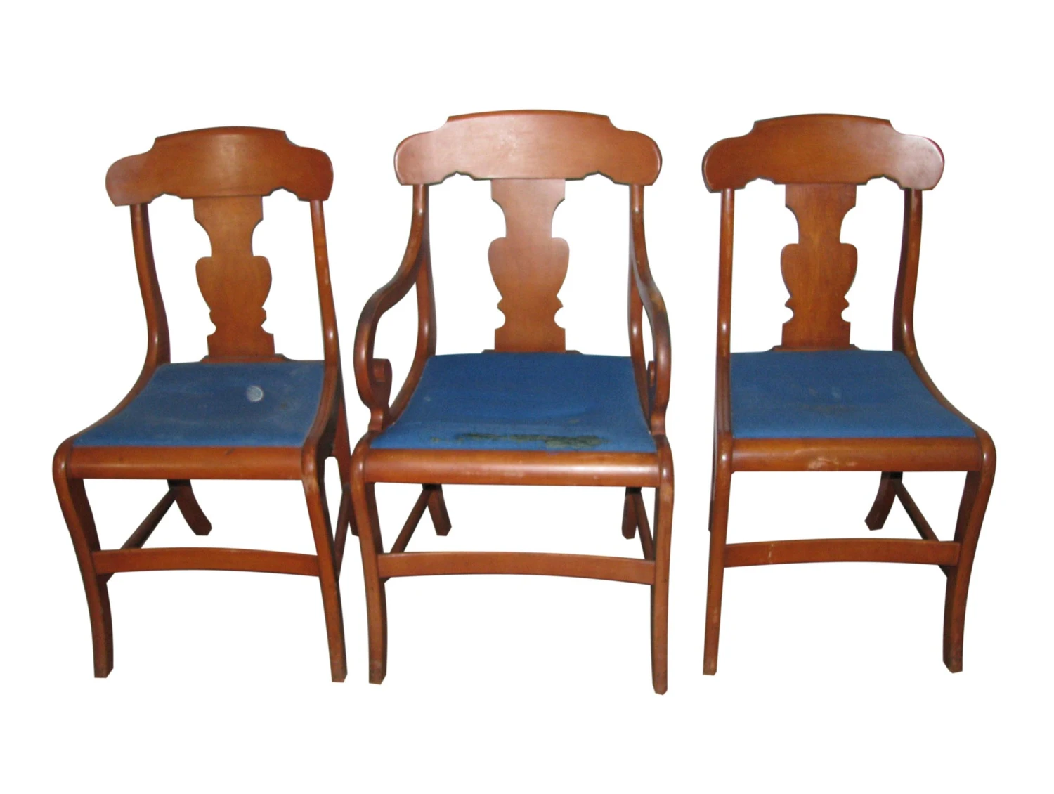 Set Of 3 Classic Maple Dining Chairs 3 Set Of 3 Classic Maple Dining Chairs