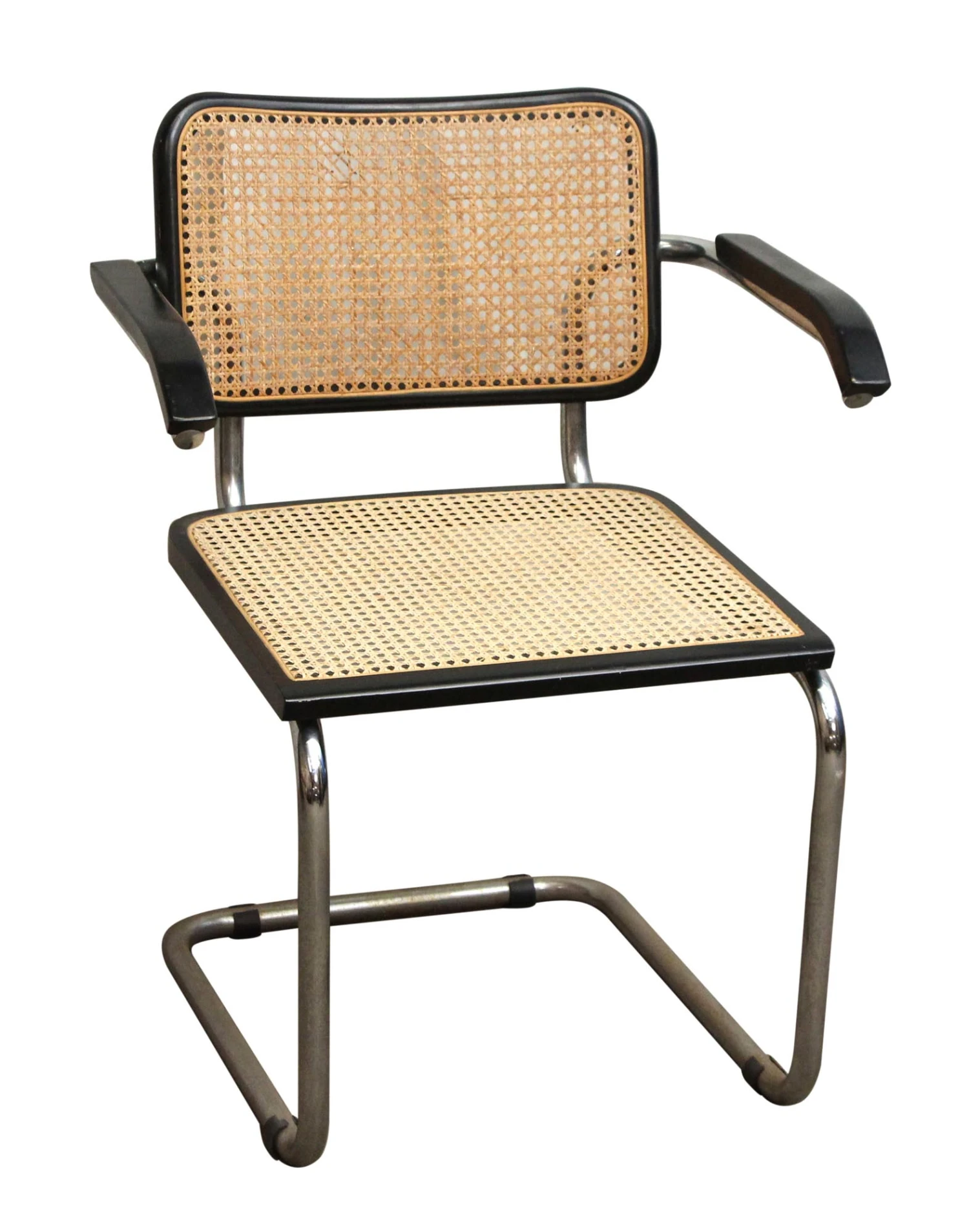 Set Of Four Knoll Mid Century Cane Chairs 3 Set Of Four Knoll Mid Century Cane Chairs