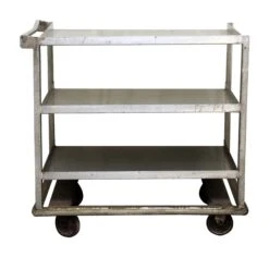 Industrial Rolling Cart With Handle Bar