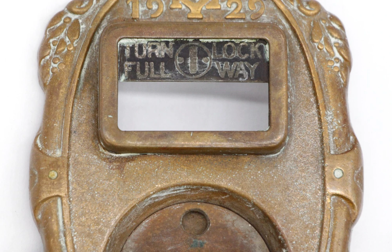 Original 1920s New Yorker Hotel Guest Room Bronze Door Privacy Latch 5 Original 1920s New Yorker Hotel Guest Room Bronze Door Privacy Latch - Image 3