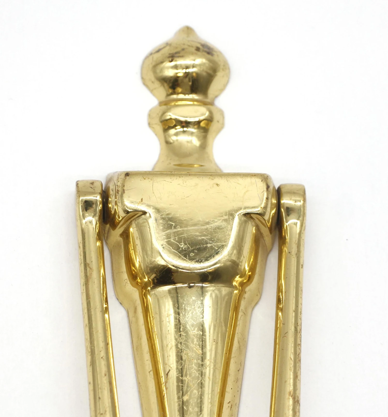 Vintage Traditional Polished Brass Door Knocker 5 Vintage Traditional Polished Brass Door Knocker - Image 3