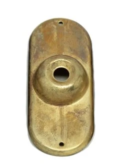 Old New Plain Brass Door Bell Plate