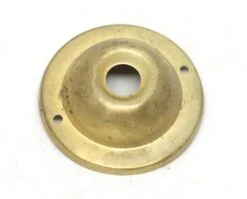 Olde New Stock 2.25 In. Circular Brass Doorbell Cover