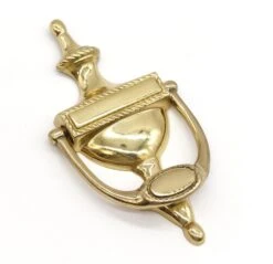 Old New Traditional Lacquered Polished Brass Door Knocker -OGT Sale Store knockers door bells q284477