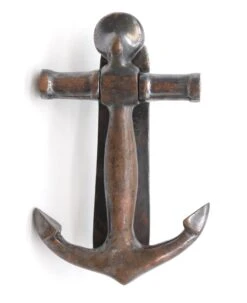 Vintage Cast Brass Nautical Anchor Door Knocker 8 Vintage Cast Brass Nautical Anchor Door Knocker -OGT Sale Store knockers door bells q287234