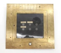 Reclaimed 6 Unit Building Brass Apartment Call Box Cover