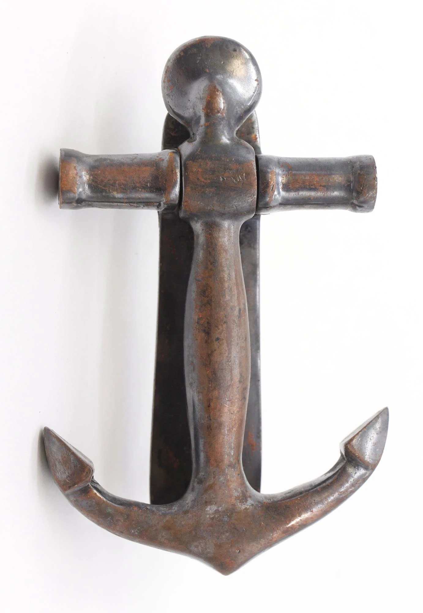 Vintage Cast Brass Nautical Anchor Door Knocker 3 Vintage Cast Brass Nautical Anchor Door Knocker