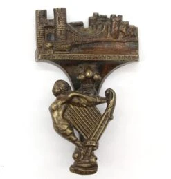 Vintage Conway Castle & Bridge Brass Door Knocker