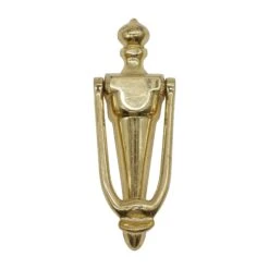Vintage Traditional Polished Brass Door Knocker