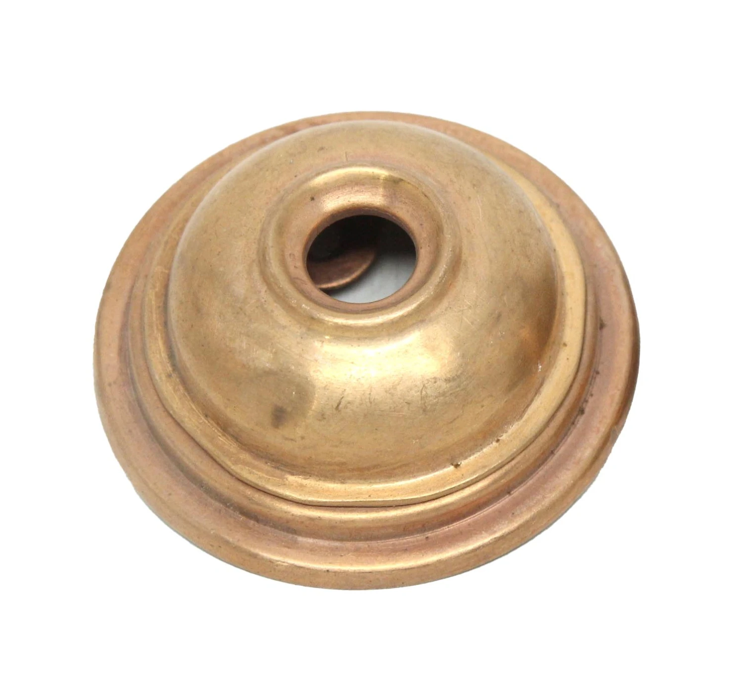Vintage Traditional Round Copper Brass Doorbell Cover 3 Vintage Traditional Round Copper Brass Doorbell Cover