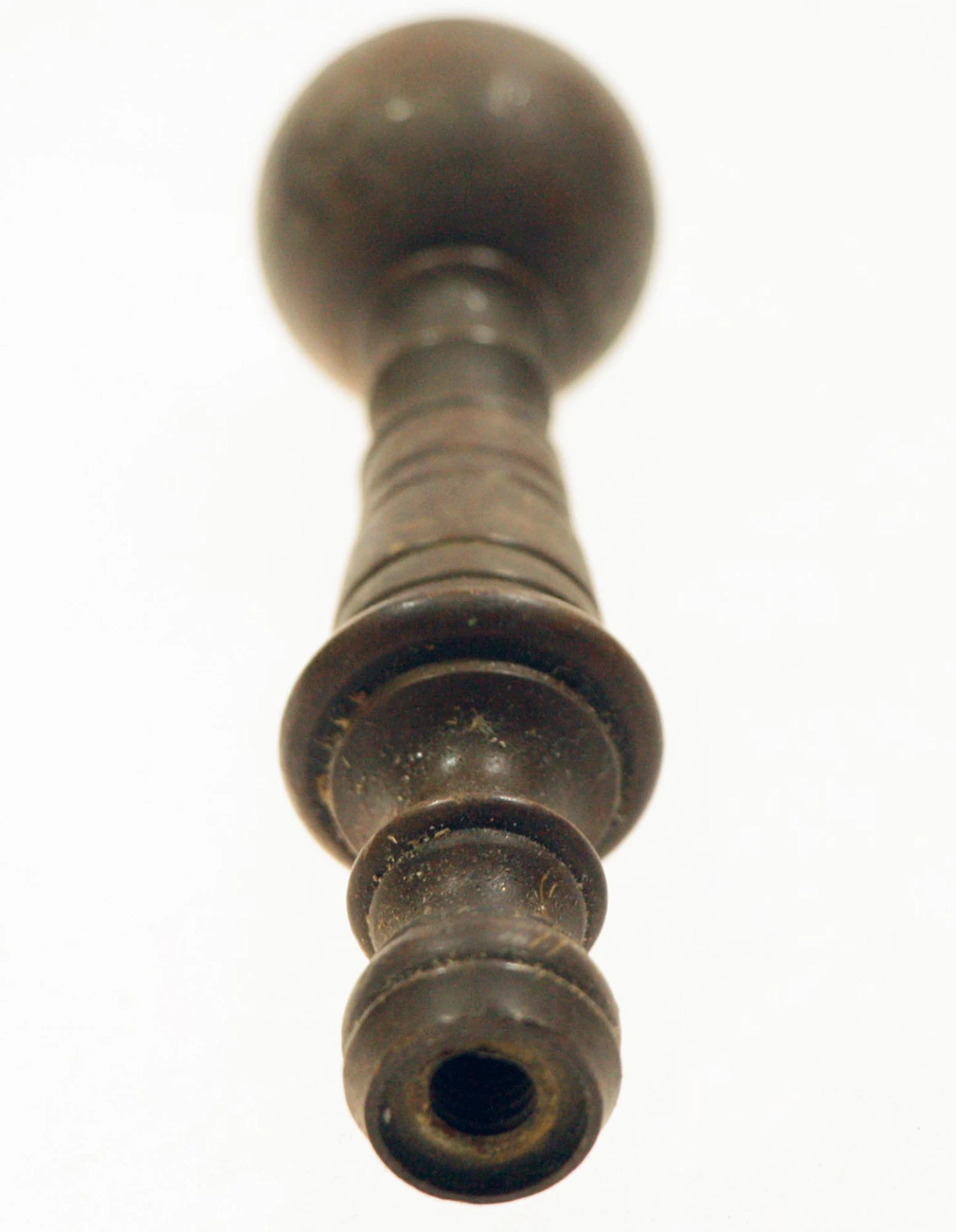 Vintage Cast Bronze Ball Tip Finial 6 Vintage Cast Bronze Ball Tip Finial - Image 4