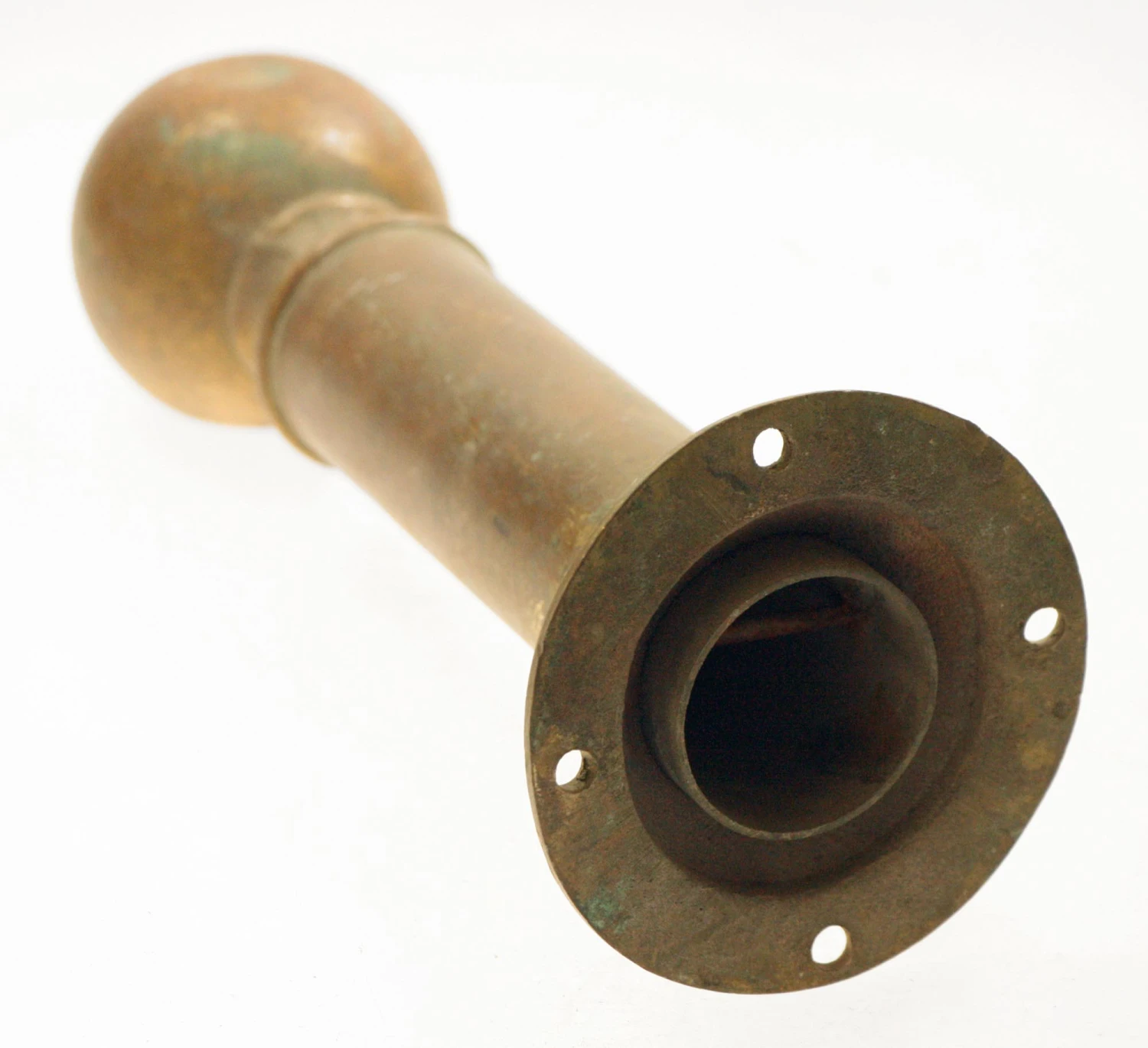 Reclaimed Brass Bar Rail End Bracket 6 Reclaimed Brass Bar Rail End Bracket - Image 4