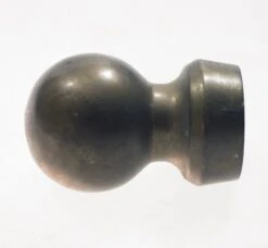 Vintage Solid Dark Brass Ball Tip Finial 11 Vintage Solid Dark Brass Ball Tip Finial -OGT Sale Store l197676 05
