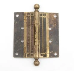 Antique 4.5 X 4.5 Ball Tipped Bronze Victorian Butt Door Hinge 11 Antique 4.5 X 4.5 Ball Tipped Bronze Victorian Butt Door Hinge -OGT Sale Store l198568 04