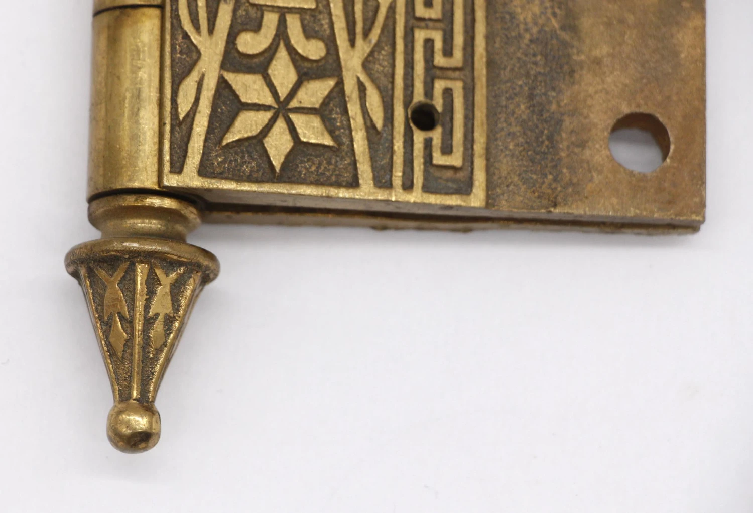 Antique Brass Plated Aesthetic 5 X 6 Butt Door Hinge 6 Antique Brass Plated Aesthetic 5 X 6 Butt Door Hinge - Image 4