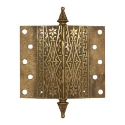 Antique Brass Plated Aesthetic 5 X 6 Butt Door Hinge 11 Antique Brass Plated Aesthetic 5 X 6 Butt Door Hinge -OGT Sale Store l198570 05