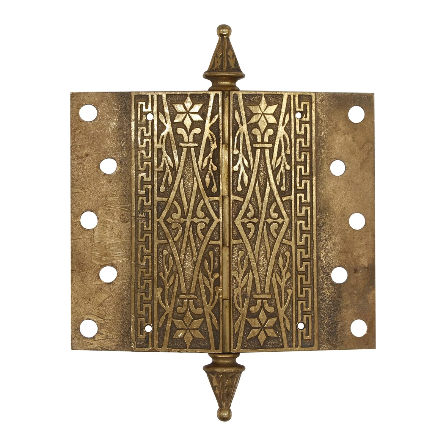 Antique Brass Plated Aesthetic 5 X 6 Butt Door Hinge 7 Antique Brass Plated Aesthetic 5 X 6 Butt Door Hinge - Image 5