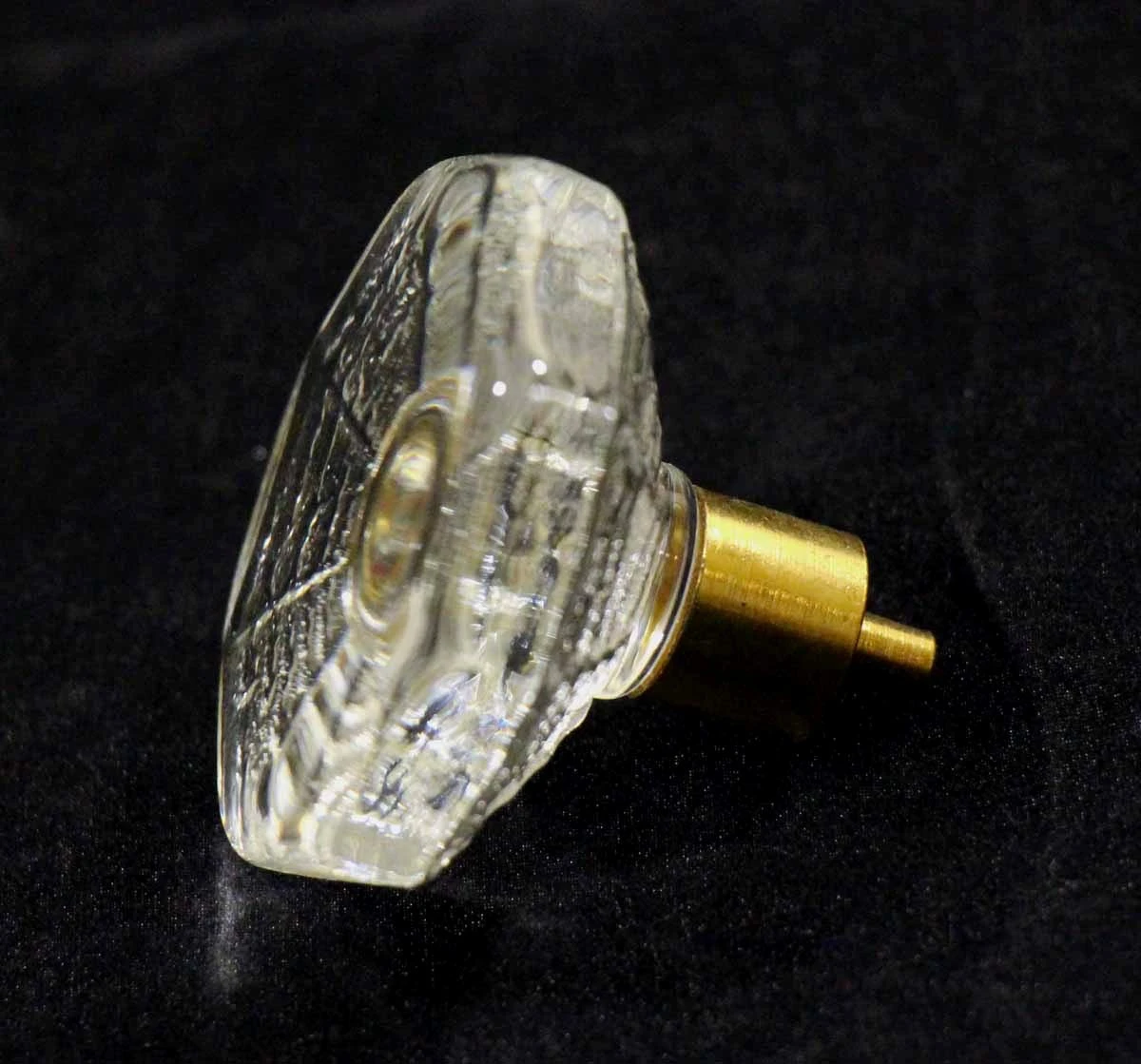 Web Design Glass 2 In. Drawer Cabinet Knob With Brass Plated Bullets 6 Web Design Glass 2 In. Drawer Cabinet Knob With Brass Plated Bullets - Image 4