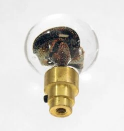 Vintage Modern Clear & Metallic Brown Hand Blown Glass Door Knob 9 Vintage Modern Clear & Metallic Brown Hand Blown Glass Door Knob -OGT Sale Store l198805 04