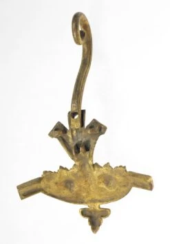 Antique Brass Rose Curled Top Curtain Sash Holder 9 Antique Brass Rose Curled Top Curtain Sash Holder -OGT Sale Store l199051 04