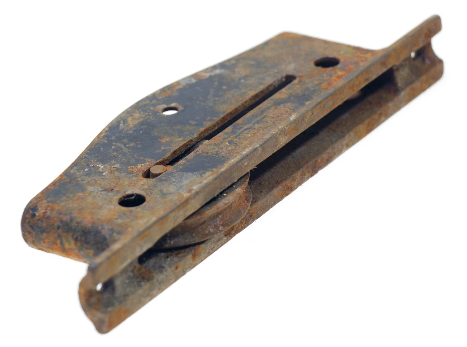 Pair Of Antique Rusted Iron Pocket Door Wheels 6 Pair Of Antique Rusted Iron Pocket Door Wheels - Image 4