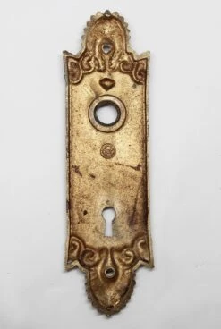 Yale & Towne Brass Keyhole 7.675 In. Back Plate -OGT Sale Store l200648 04