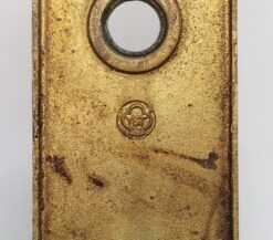 Yale & Towne Brass Keyhole 7.675 In. Back Plate -OGT Sale Store l200648 05
