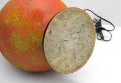 Pair Of 1970s Mid Century Orange Glass Table Lamps -OGT Sale Store l200724 07