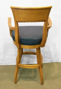 Traditional Blue High Top Swivel Bar Chair -OGT Sale Store l200773 04