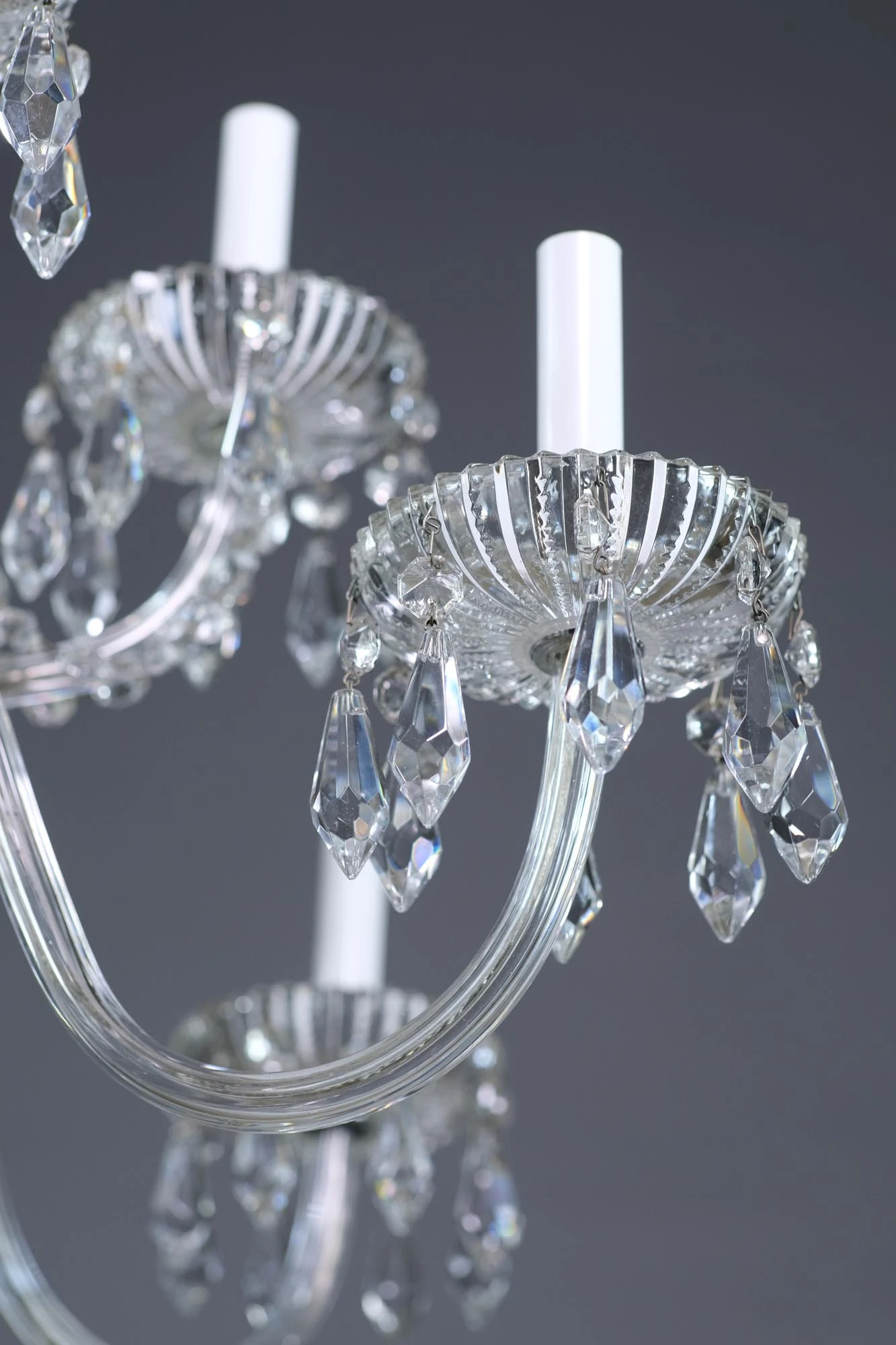 The Plaza Hotel Antique Beaux Arts 10 Arm Crystal Chandelier 8 The Plaza Hotel Antique Beaux Arts 10 Arm Crystal Chandelier - Image 6