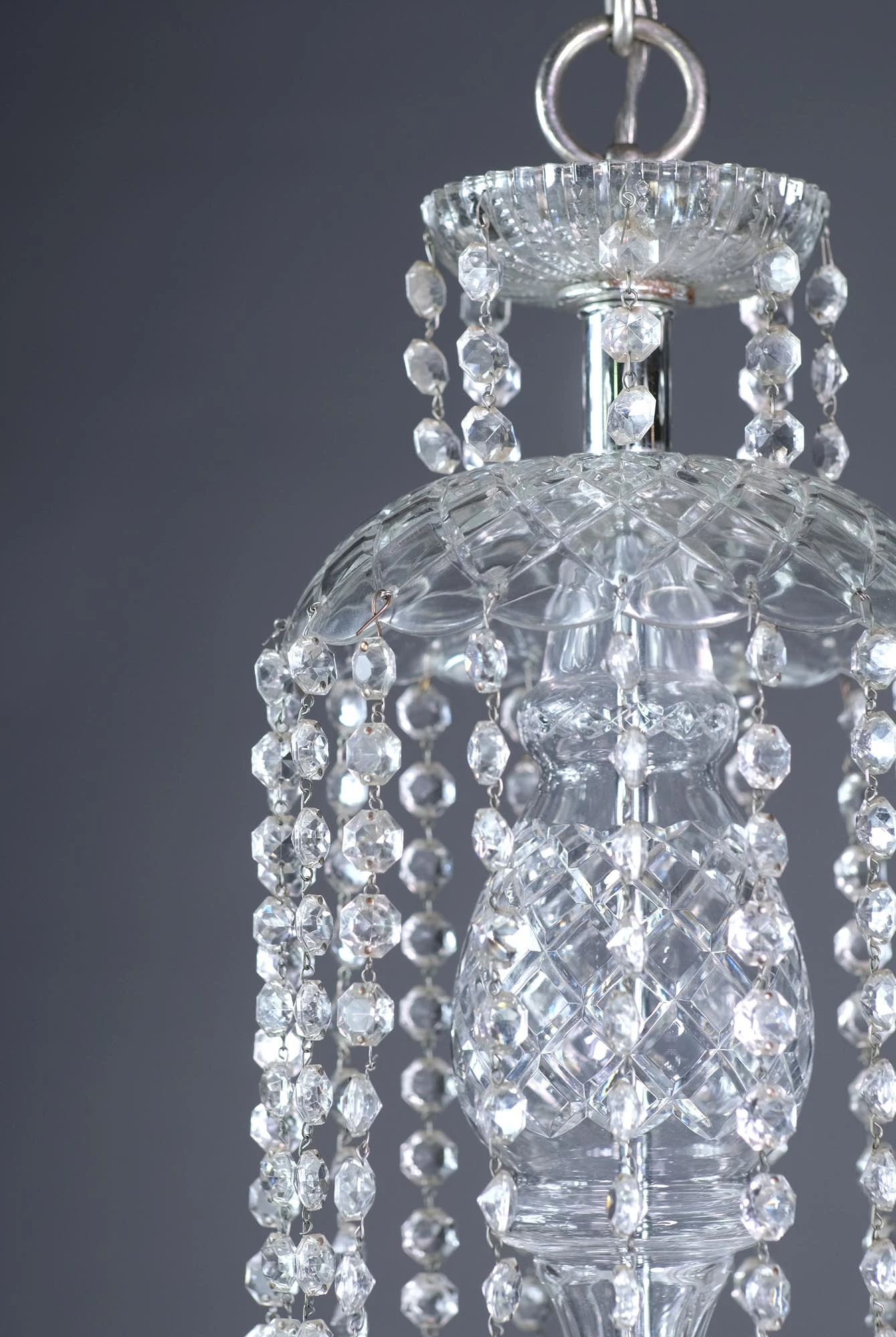 The Plaza Hotel Antique Beaux Arts 10 Arm Crystal Chandelier 12 The Plaza Hotel Antique Beaux Arts 10 Arm Crystal Chandelier - Image 10