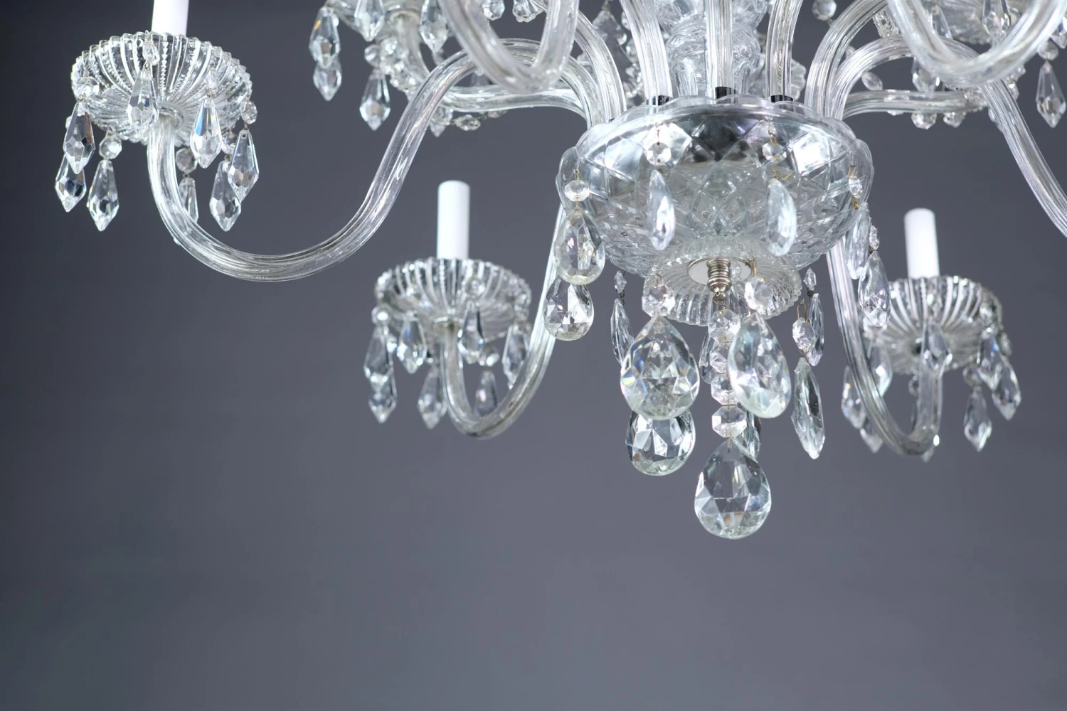 The Plaza Hotel Antique Beaux Arts 10 Arm Crystal Chandelier 13 The Plaza Hotel Antique Beaux Arts 10 Arm Crystal Chandelier - Image 11