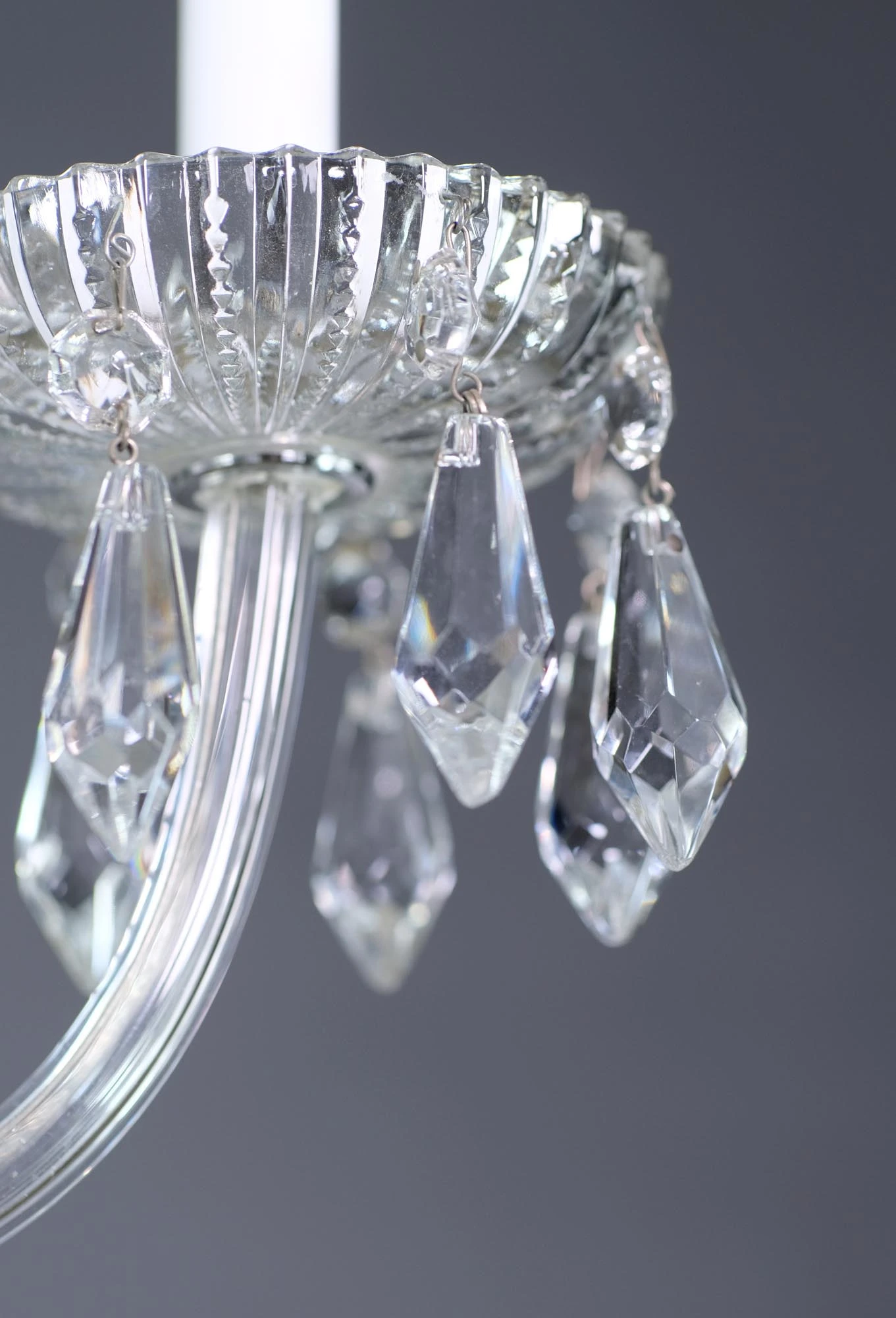 The Plaza Hotel Antique Beaux Arts 10 Arm Crystal Chandelier 15 The Plaza Hotel Antique Beaux Arts 10 Arm Crystal Chandelier - Image 13