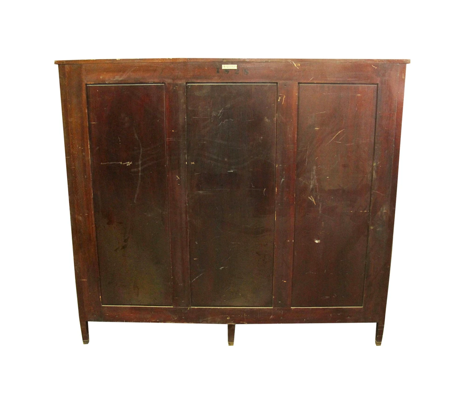 Antique 5 Ft. Traditional Display Wooden Cabinet 6 Antique 5 Ft. Traditional Display Wooden Cabinet - Image 4
