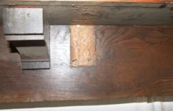 Antique Traditional Oak Or Chestnut Oversized Mantel -OGT Sale Store l201890 06