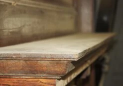 Antique Traditional Oak Or Chestnut Oversized Mantel -OGT Sale Store l201890 09