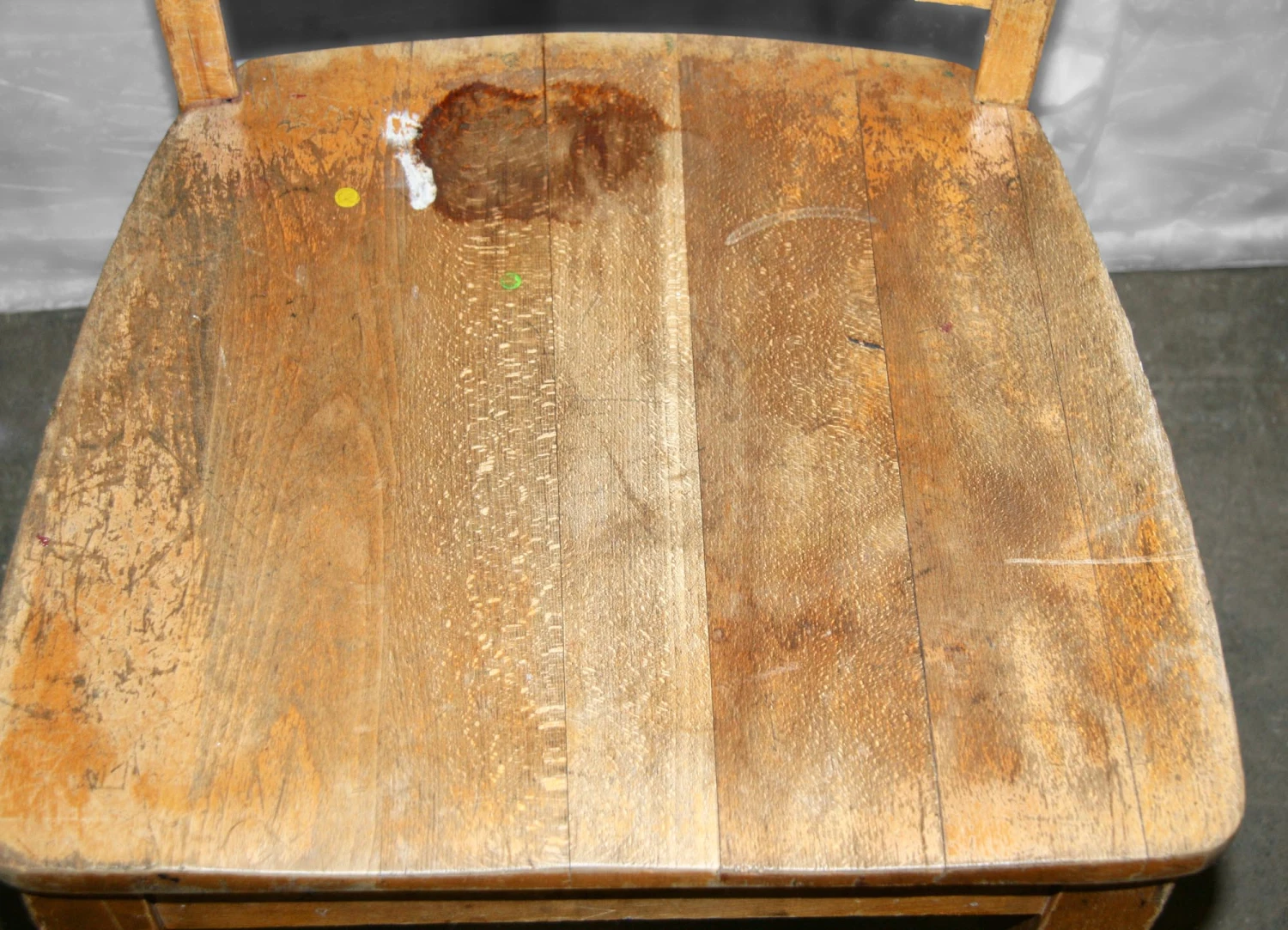 Vintage Oak Slatted Office Chair 6 Vintage Oak Slatted Office Chair - Image 4