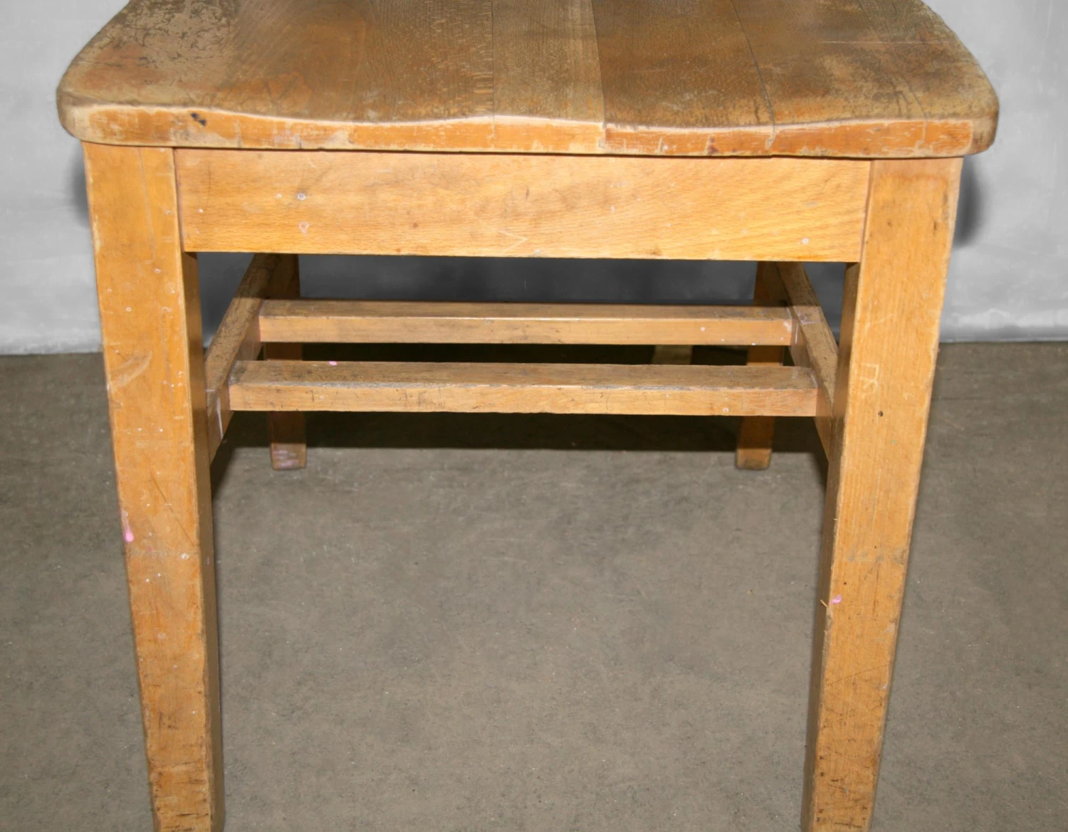 Vintage Oak Slatted Office Chair 7 Vintage Oak Slatted Office Chair - Image 5