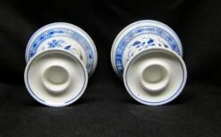 Pair Of Porcelain Hutschen Reuther Blue Onion Candle Holders 9 Pair Of Porcelain Hutschen Reuther Blue Onion Candle Holders -OGT Sale Store l202170h 04
