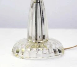Pair Of Vintage Clear Glass Candelabra Vanity Table Lamps 9 Pair Of Vintage Clear Glass Candelabra Vanity Table Lamps -OGT Sale Store l202230 04