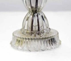 Vintage Pair Of Small Glass Vanity Lamps -OGT Sale Store l202234 05