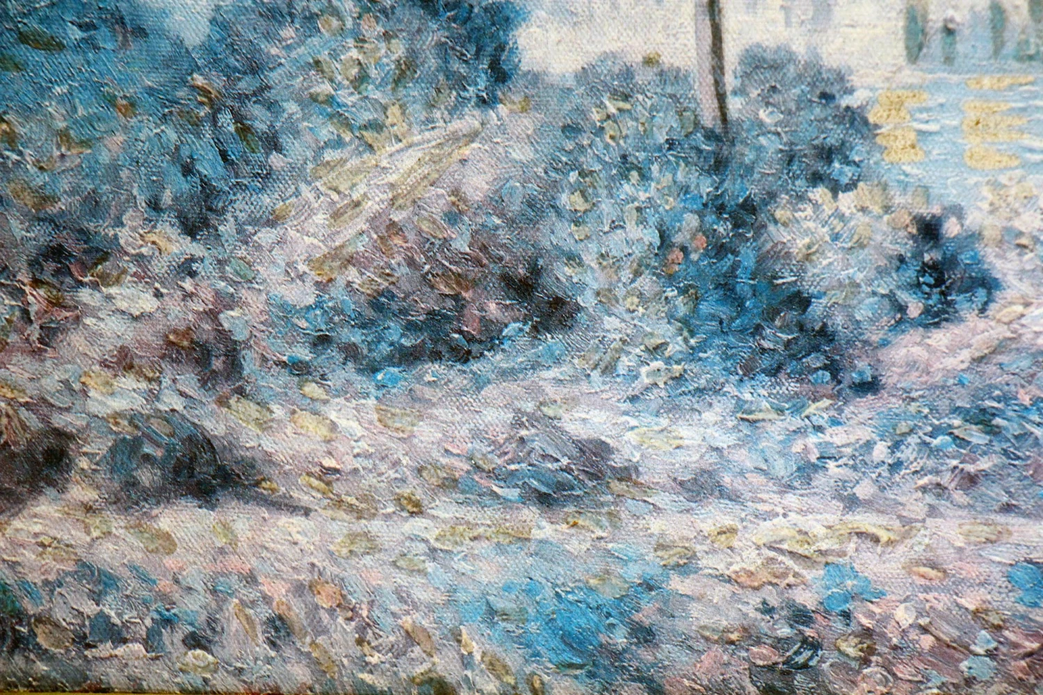 Vintage Framed Pastel Scenic Painting 27.75 X 19 6 Vintage Framed Pastel Scenic Painting 27.75 X 19 - Image 4